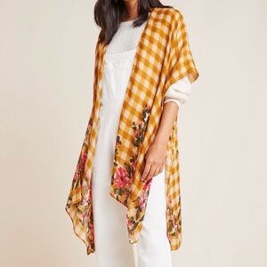 Anthropologie Audrey Printed Kimono (One Size)